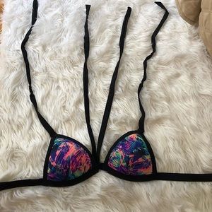 MULTI COLORED PADDED BIKINI TOP